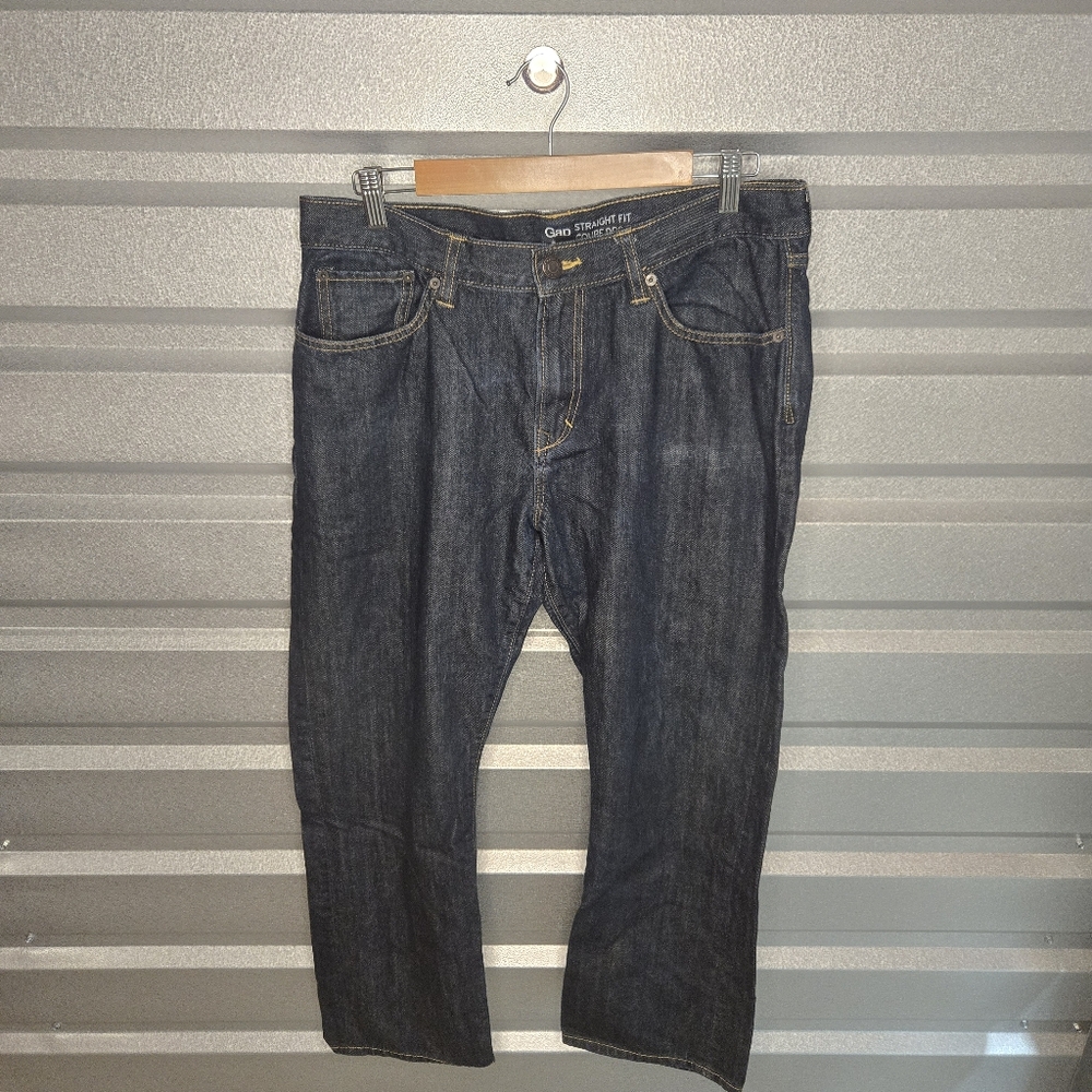 Gap Straight Fit Jeans | Dark Wash | Size 35x30